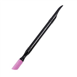 Cuticle Pusher, New Nail Art Cuticle Remover Scrubs Quartz Pusher Stick Manicure Pen Pedicure Tools Nail Salon and Home Nail Art Cuticle Remover Quartz Pusher