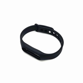 Colorsheng 5 Pieces Black Replacement Band Wristband Compatible with Mi1/1S Smart Bracelet Bands Watch Strap