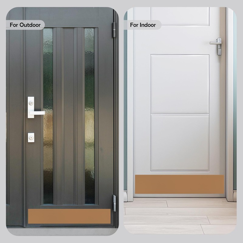 Rubber Bond Kick Plates (2 Pack) 6" x 33" -