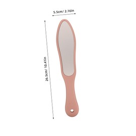 Mikinona Ergonomic Foot File for Dead Skin Pumice Stone Exfoliator Tool for Smooth Feet Double-sided Design