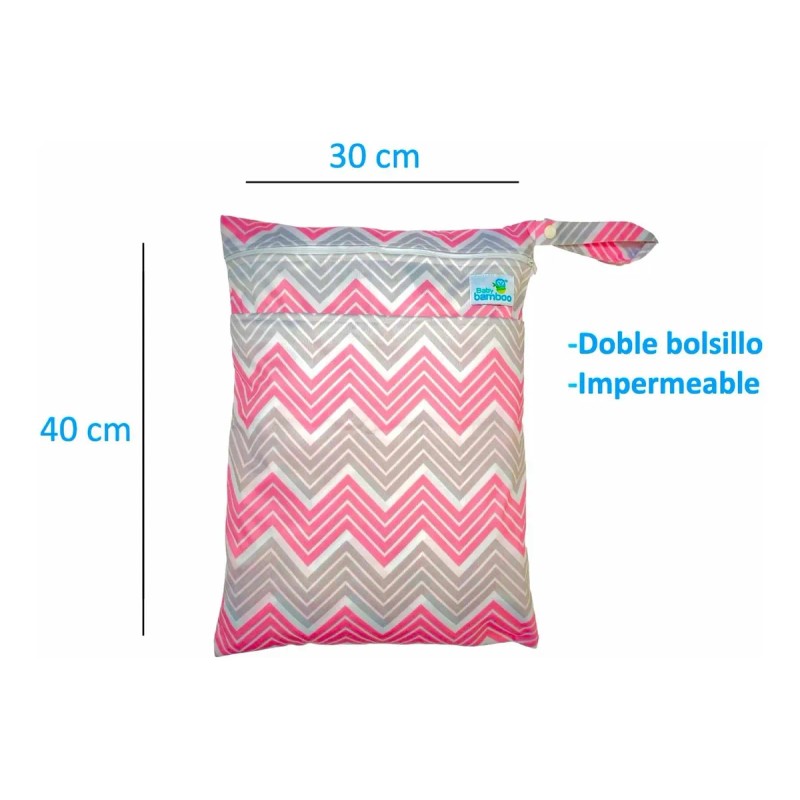 Wetbag Bolsa Impermeable Para Pañal Ecológico Wet Bag