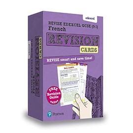 Pearson REVISE Edexcel GCSE French Revision Cards incl. online revision and audio - for 2025 exams