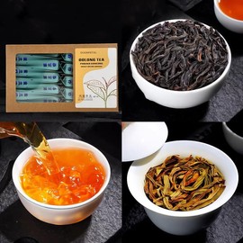Oolong Tea Phoenix Dancong Fenghuang Dancong 5.29oz/150g（20 Bags ）Chaozhou, Guangdong Phoenix Single Cluster Natural Loose Leaf Chinese Tea Leisure Beverage 潮州 凤凰单丛 (蜜兰香)