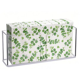 hiwafifi hiwafifi Guest Towel Holder for Bathrooom, Vertical Napkin Holder with Non-Slip Pads, Acrylic Clear Napkin Stand for Kitchen Dining Counter Table, Disposable Hand Towel Dispenser, Hotel Bathroom Decor