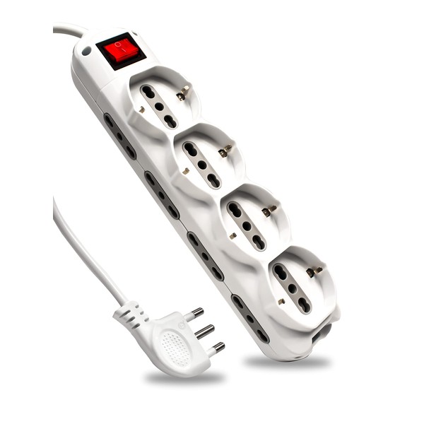V-TAC Power Strip with Switch and Cable 1.5m - 8