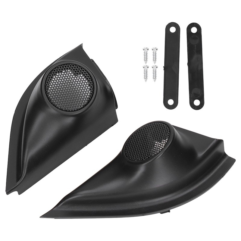 2pcs Door Pillar Tweeter Cover Trim Car Adaptations Replacement for