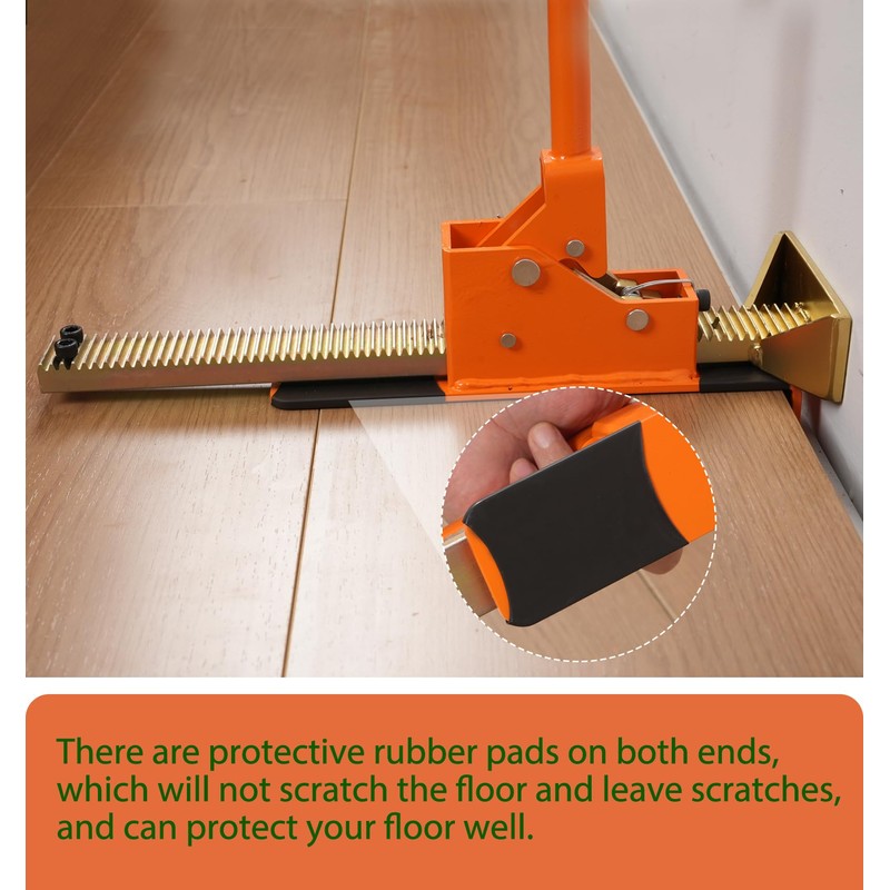 Hardwood Flooring Jack Installation Tools - Heavy Duty Ratcheting Flooring
