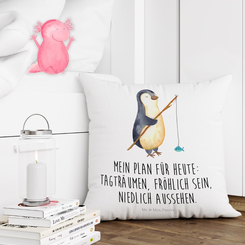 Mr. & Mrs. Panda 40 x 40 cm Cushion Penguin