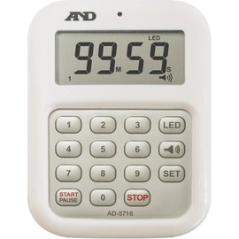 A&D AD-5716 Loud Digital Timer (100 Minutes Digital Timer)