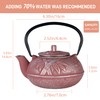 Cast Iron Teapot,SECHUDO Pink Tea Kettle,Japanese Cast Iron Teapot with