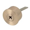Mxfans Euro Single Copper Round Profile Rim Cylinder Cross Keyed