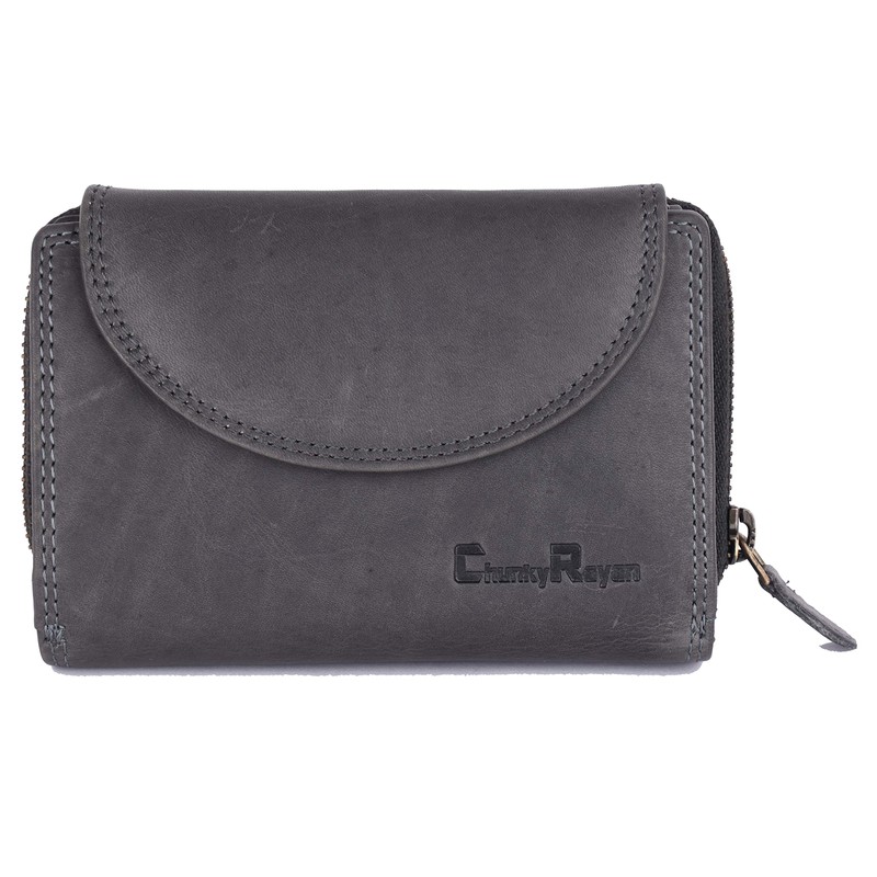 Chunkyrayan Genuine Leather Women's Purse, High-Quality, Vintage, RFID Protection, Includes