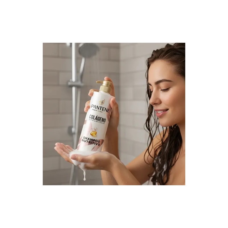 Shampoo Pantene Pro Colágeno 510 Nutre Revitaliza