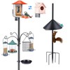 Bird Feeder Pole 92 Inch Heavy Duty Bird House Pole