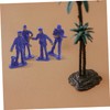 Toddmomy 50pcs Micro Police Figures Police Station Toys for Cop