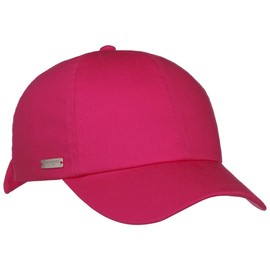 Seeberger Plain Cotton Women's Baseball Cap Sun Cap Cotton Cap (One Size - Fuchsia), fuchsia