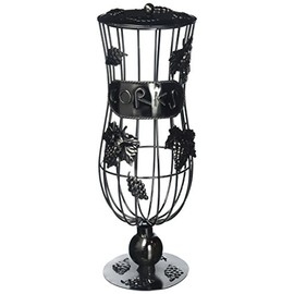Wine Bodies Grape Vine Cork Holder Kitchen Display, Charcoal
