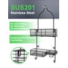 SMARTAKE Hanging Shower Head Caddy, Rustproof Bathroom Shower Shelf Organizer,
