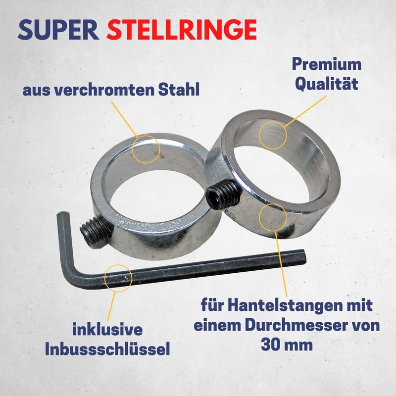 Best Sport Training Collars for Weight Discs - Silver