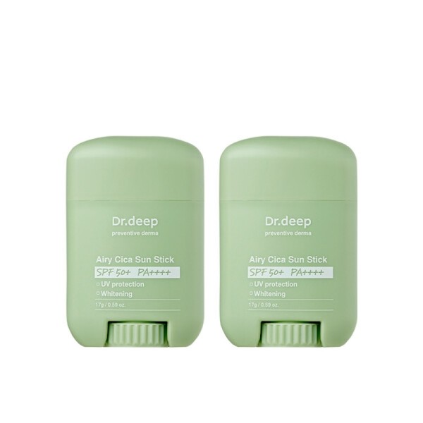  Dr. Deep Airy Cica Sun Stick x2 / 닥터딥