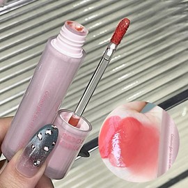 Brillo Labial Líquido Hidratante con Acabado Brillante, Rosa Perlado, 6 Unidades, Fórmula Humectante de Larga Duración