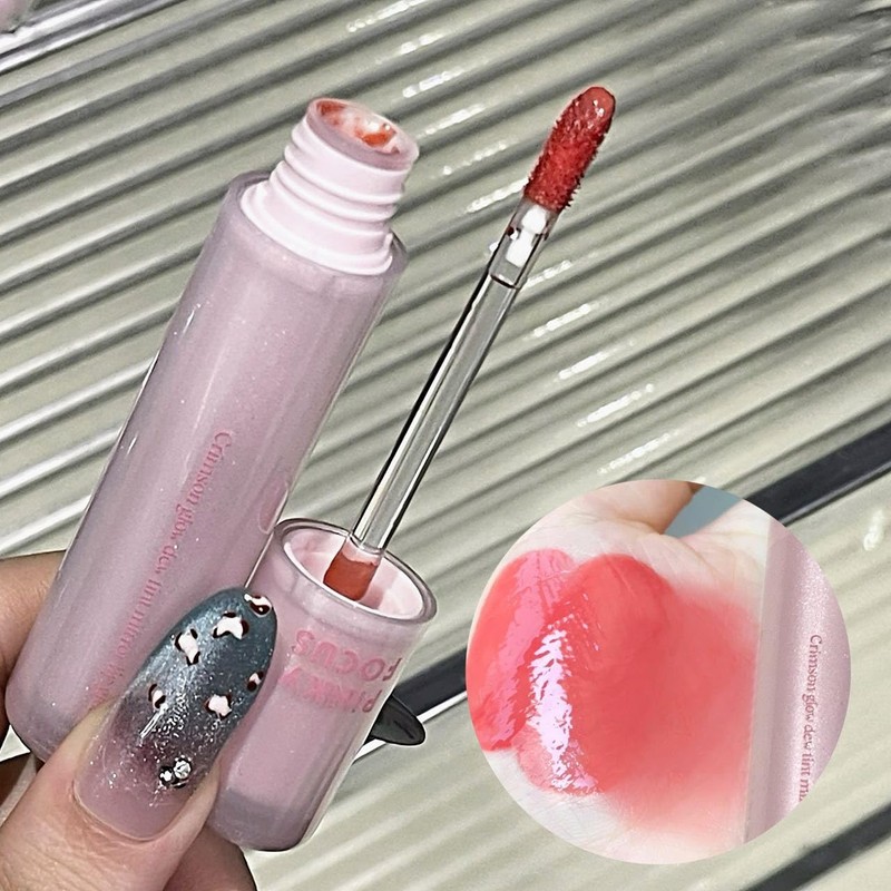 Brillo Labial Líquido Hidratante con Acabado Brillante, Rosa Perlado, 6