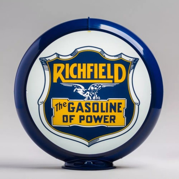 Richfield Gasoline of Power 13.5" in Dark Blue Plastic Body