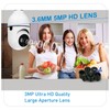 Surveillance Camera 3MP Wireless WIFI Remote Control Outdoor E27 Bulb