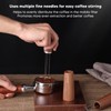 Coffee Distribution Tool Multifunctional Needle Coffee Distributor with Wooden Base