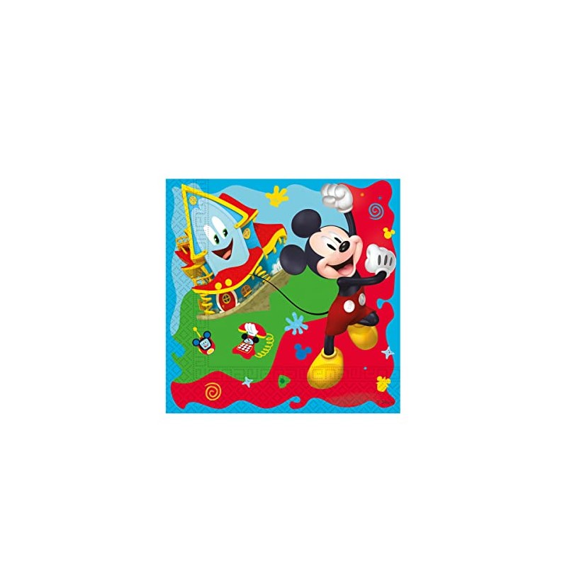 Procos 93824 Mickey Napkins, Multi-Colour, Medium