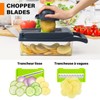 Etievort 16-in-1 Vegetable Cutter, Mandolin Slicer Dicer with 7 Interchangeable