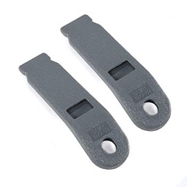 1979-1986 Mustang Female Seat Belt Holder Sleeves Charcoal Grey Pair