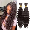 Deep Wave Bulk Braiding Hair for Boho Braids 20 Inch
