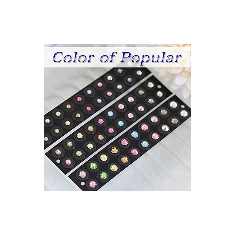 Ear Urn Jewelry, Titanium Beads, 20 Capsules Per Sheet, Multi-Color