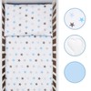 5 Piece Baby Bedding Duvet Pillow with Covers & Jersey