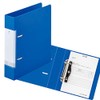 Lihit Lab G2232-8 D-Type Ring File, A5, 2 Holes, Blue