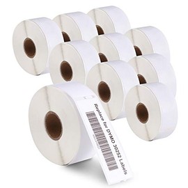 COLORWING Compatible 1-1/8" x 3-1/2" Address Labels Replacement for Dymo 30252 Labels, 28mm x 89mm Barcode Labels for Dymo LabelWriter 450, 450 Turbo, 4XL, 400 Printers, 350 Labels/Roll, 10 Rolls