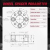 BDFHYK 4x4 Wheel Spacers 2 inch ATV Wheel Spacer Compatible