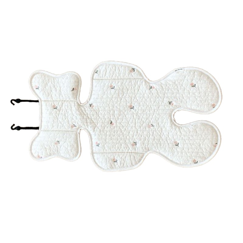 Soft Baby Stroller Seat Cushion Breathable Pure Cotton Infant Car