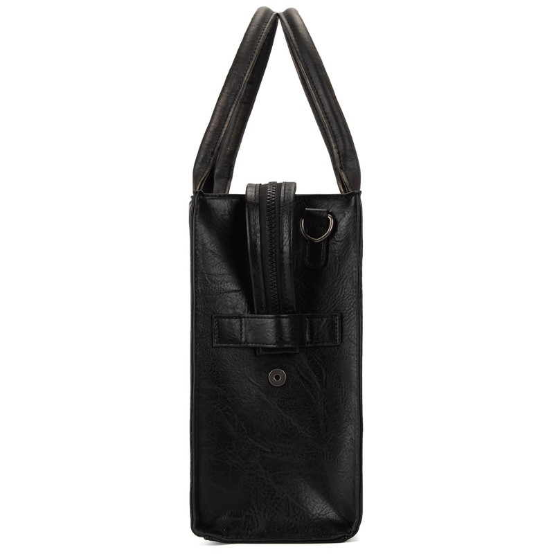 × Wrangler Tote Bag Large Satchel with Zipper Top Handle