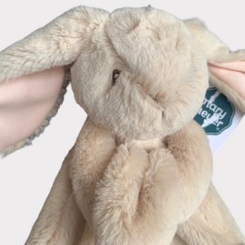 Mary Meyer Plush SILKY BUNNY- Tan Rabbit Lovey Security Baby Toy NEW