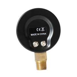 Mobestech 0-100psi 0-7bar Pressure Gauge Thread Mini Size for Air Compressors Fluids