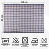 QCS Towel - Pack of 10 Colured Check Tea Towels