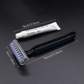 (200 Pack) Kheoxusa Disposable Razors,Disposable Razors Men,Twin Blade Disposable Razors,Razors For Men Disposable,Men's Disposable Shaving Razors,Disposable Razors Bulk,Individually Wrapped Razors-Blue