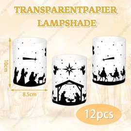 12 Tea Light Holders Table Decoration Christmas Decoration