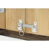 Alberts 314446 Potholder Throw with Locking Device Galvanised Thick Layer