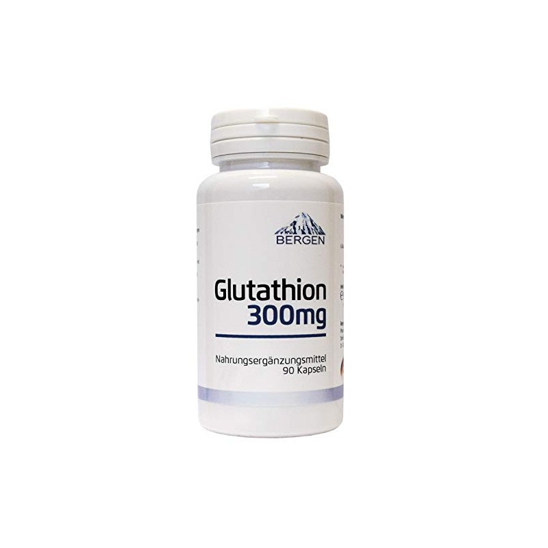 L-Glutathione, 300 mg per daily dose/capsule, 90 capsules, high dose,