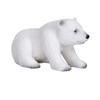 MOJO Polar Bear cub Sitting Toy Figure