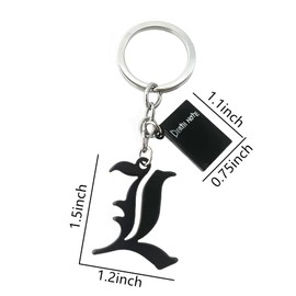 DreamWater Anime Cosplay Metal Keychains Gifts for Men Woman(2)