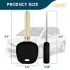 AKS KEYS Replacement Transponder Key Blank for 2003 - 2011